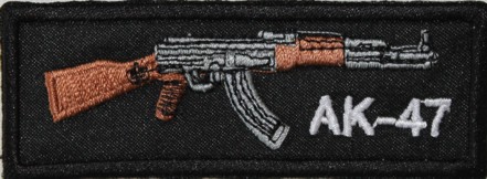 Patch AK47, ecusson AK47